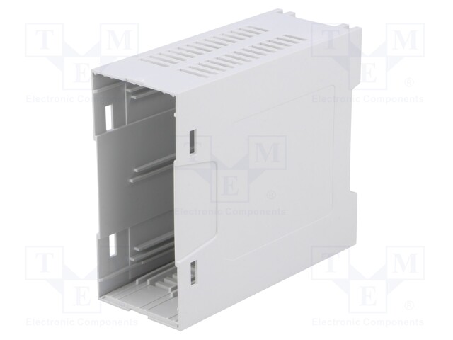 Enclosure: enclosure base; 35mm; ABS; grey; UL94HB; Series: EH 35