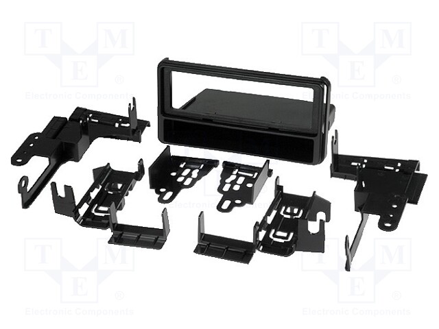 Radio mounting frame; Toyota; 1 DIN; black