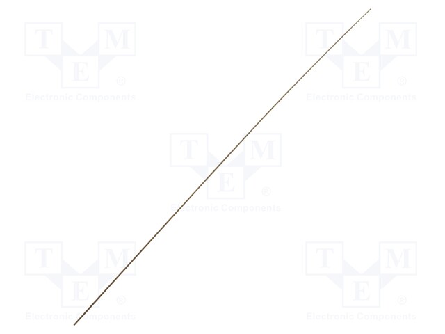 Threaded rod; brass; DIN: 975