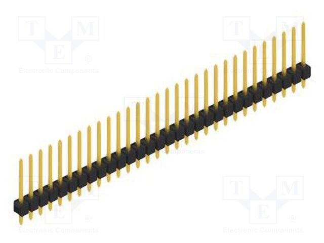 Connector: pin strips; pin header; male; PIN: 30; 2.54mm; THT; 1x30