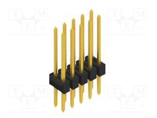 Connector: pin strips; pin header; male; PIN: 10; 2.54mm; THT; 2x5