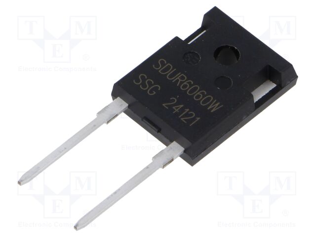 Diode: rectifying; THT; 600V; 60A; tube; TO247AC; Ufmax: 2V; Ir: 100uA