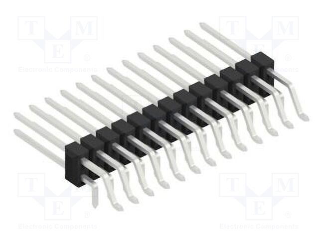 Connector: pin strips; pin header; male; PIN: 26; 2.54mm; SMT,THT