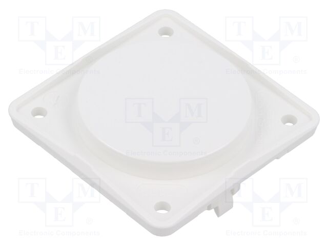 Stopper; 55.5x55.5x18.6mm; IP20; white