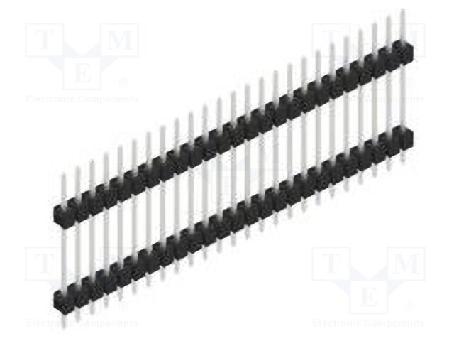 Connector: pin strips; pin header; male; PIN: 25; 2.54mm; THT; 1x25