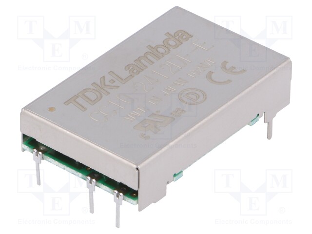 Converter: DC/DC; 10W; Uin: 24V; Uout: 12VDC; Uout2: -12VDC; DIP7