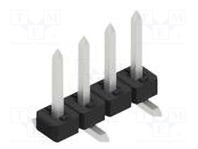 Connector: pin strips; pin header; male; PIN: 4; 2mm; SMT; 1x4; 100V