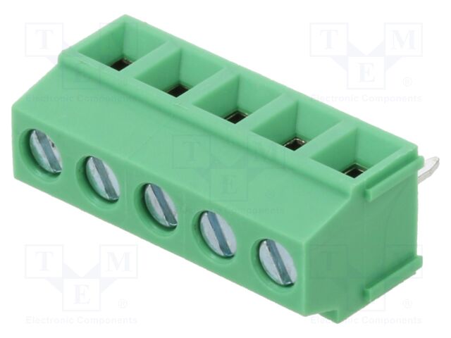 Connector: PCB terminal block; terminal; straight; on PCBs; 10A