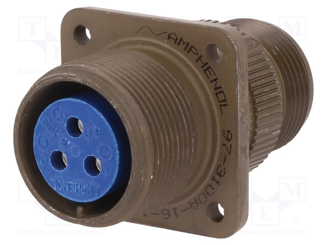 Connector: circular; Series: 97; socket,plug; female; PIN: 3; 23A