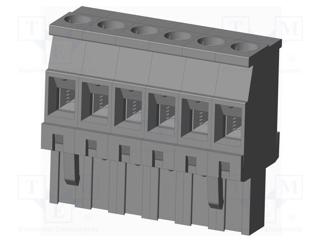 Connector: pluggable terminal block; plug; female; angled 90°