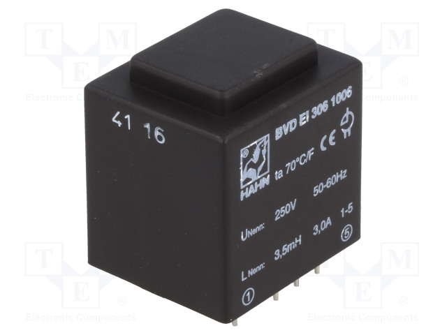 Inductor: wire; THT; 3.5mH; 3A