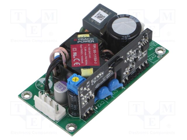 Power supply: switched-mode; open; 50W; 120÷370VDC; 85÷264VAC