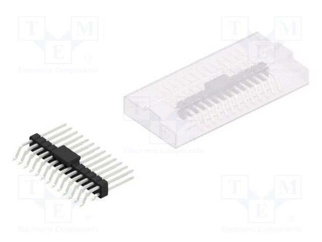 Connector: pin strips; pin header; male; PIN: 26; 2.54mm; SMT; 2x13