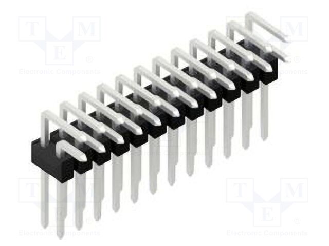 Connector: pin strips; pin header; male; PIN: 24; 2.54mm; THT; 2x12