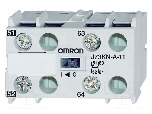 Auxiliary contacts; Leads: screw terminals; Contacts: NC x4