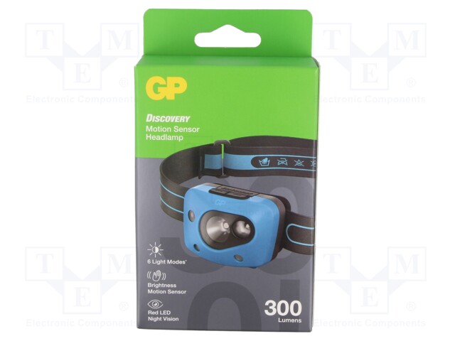 Torch: LED headtorch; waterproof; 35/300lm; IPX4