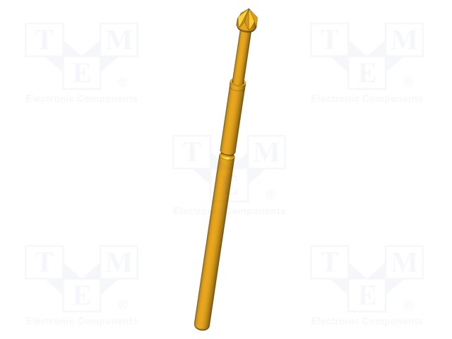 Needle-like test probe; Operational spring compression: 2.2mm