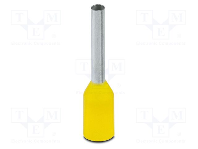 Tip: bootlace ferrule; insulated; copper; 0.25mm2; Bit len: 6mm
