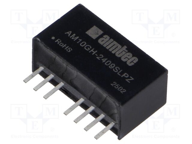 Converter: DC/DC; 10W; Uin: 9÷36V; Uout: 9VDC; THT; Efficiency: 88%