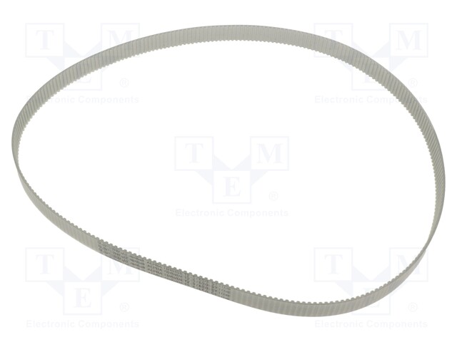 Timing belt; T2.5; W: 12mm; H: 1.3mm; Lw: 650mm; Tooth height: 0.7mm