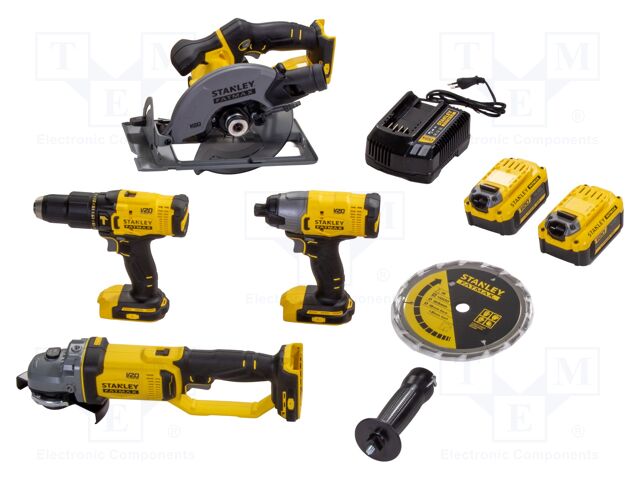 Set; battery; 230VAC; 18VDC; FATMAX V20