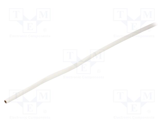 Insulating tube; silicone,fiberglass; white; -60÷250°C; SCS; 4mm