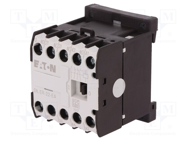 Contactor: 4-pole; NC x2 + NO x2; 230VAC; 6A; DIN,on panel; DILER