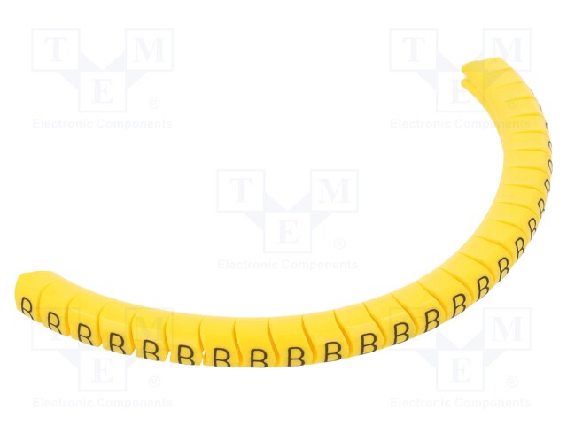 Markers for cables and wires; Label symbol: B; 2.5÷5mm; PVC; PA