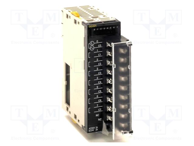 Module: extension; CJ; OUT: triac; Leads: screw; I/O: 8; 250VAC/600mA