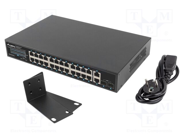 Switch Ethernet; Gigabit Ethernet; black; 1Gbps; 250m; 250W