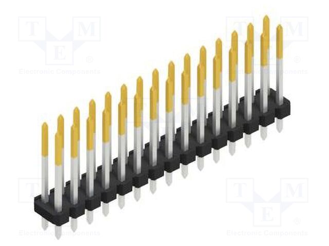 Connector: pin strips; pin header; male; PIN: 30; 2.54mm; THT; 2x15