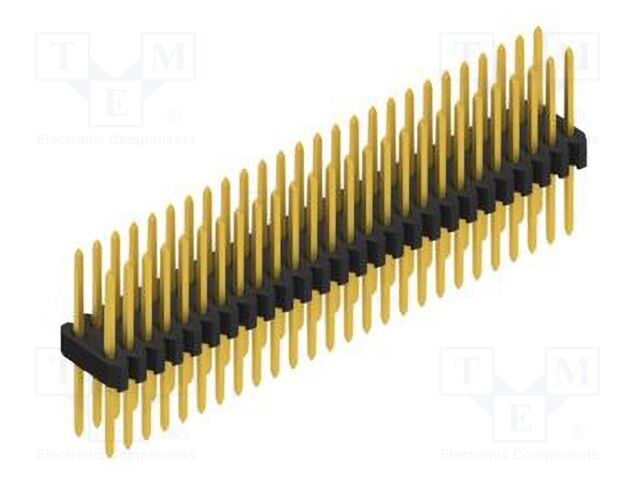 Connector: pin strips; pin header; male; PIN: 52; 1.27mm; THT; 2x26