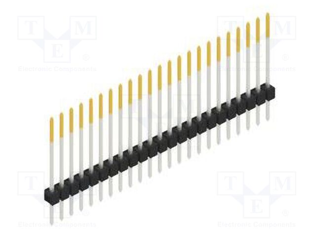 Connector: pin strips; pin header; male; PIN: 23; 2.54mm; THT; 1x23