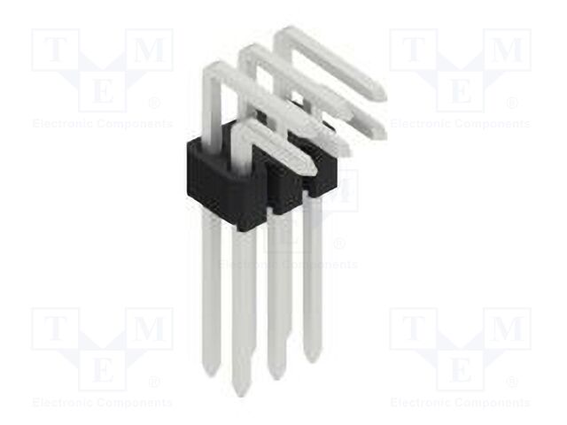 Connector: pin strips; pin header; male; PIN: 6; 1.27mm; THT; 2x3