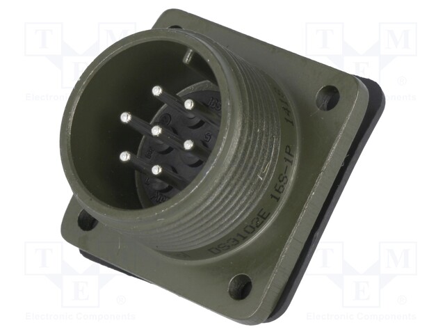 Connector: circular; Series: DS/MS; socket; male; PIN: 7; soldering