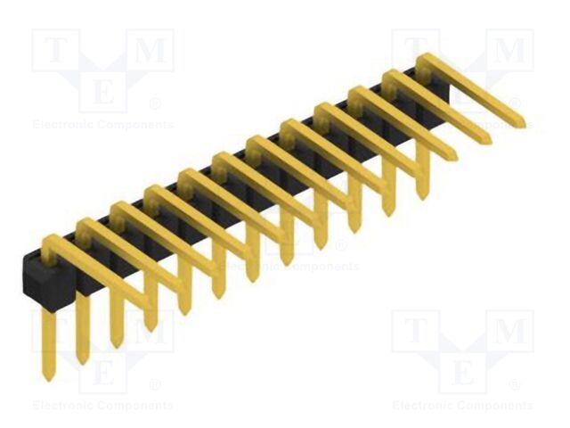 Connector: pin strips; pin header; male; PIN: 12; 2.54mm; THT; 1x12