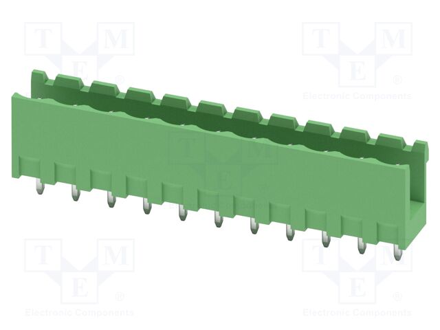PCB headers, nominal cross section: 2.5 mm?, color: green, n