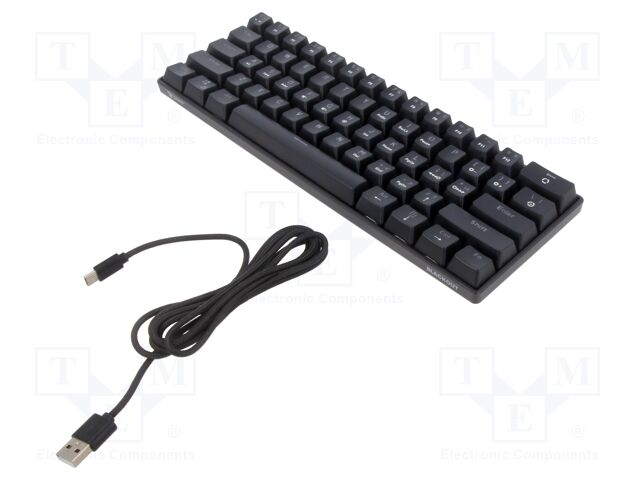 Keyboard; black; USB C; wired,US layout; 1.8m