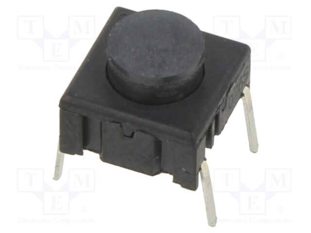 Microswitch TACT; SPST; Pos: 2; 0.05A/24VDC; THT; 3.5N; 10x10x5.1mm