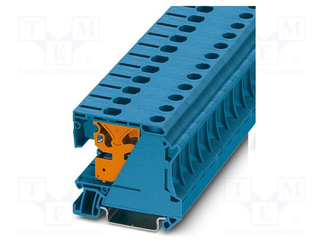 Splice terminal: rail; PA; L: 49.9mm; terminals: 2; W: 12.2mm; H: 55mm