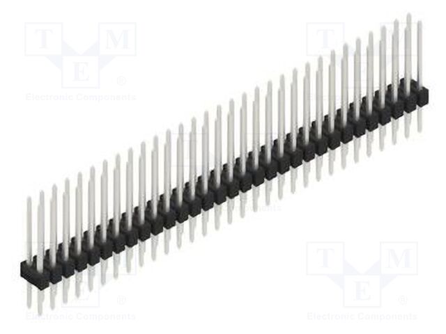Connector: pin strips; pin header; male; PIN: 62; 2.54mm; THT; 2x31