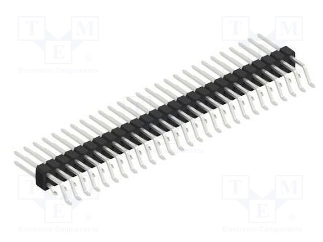 Connector: pin strips; pin header; male; PIN: 54; 2.54mm; SMT; 2x27