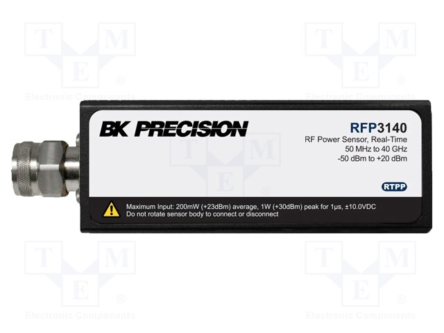 RF peak power sensors; 50MHz÷40GHz