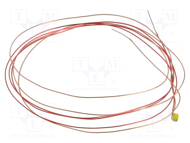 LED; white warm; 120°; 2700-3300K; 1.6x0.8x0.6mm; Leads: lead x2