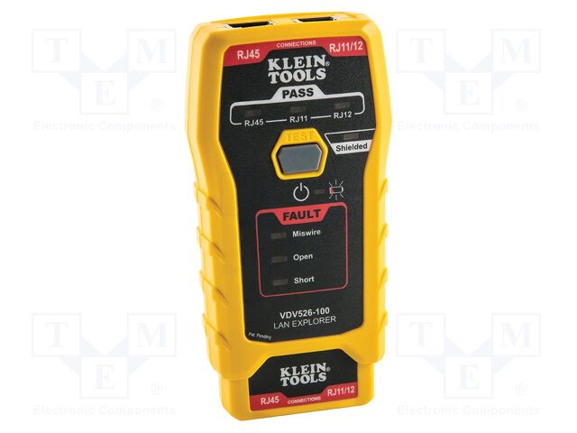 Tester: LAN network analyzer; LCD; Measured cable l: max.305m