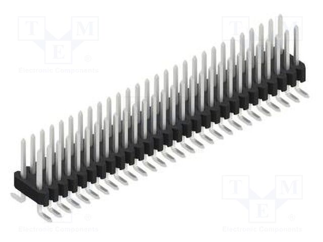 Connector: pin strips; pin header; male; PIN: 56; 1.27mm; SMT; 2x28