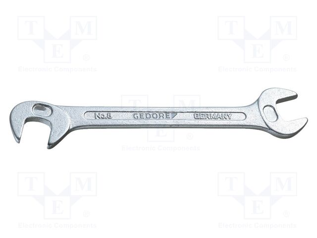 Wrench; bent,spanner; 4.5mm; Chrom-vanadium steel; L: 69mm