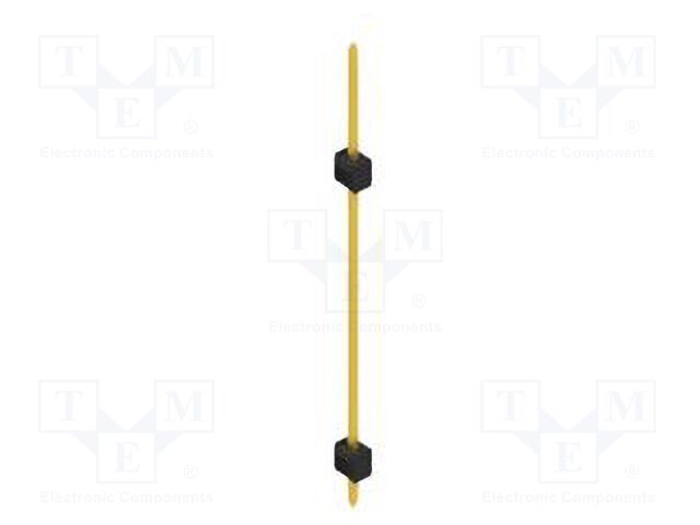 Connector: pin strips; pin header; male; PIN: 1; 2.54mm; THT; 1x1