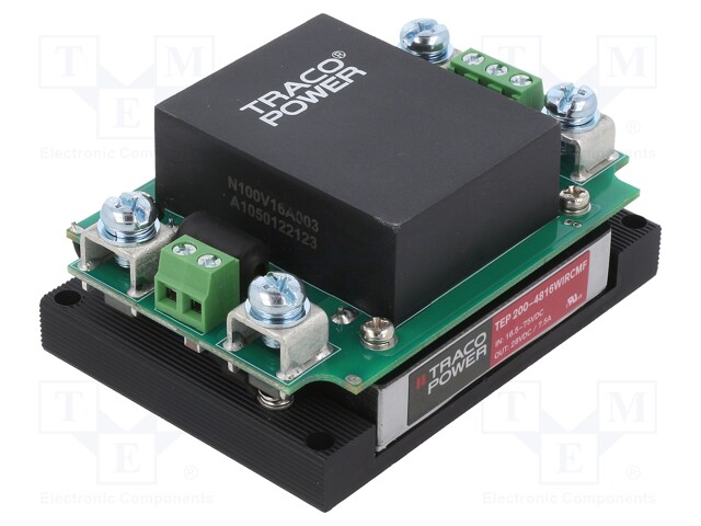 Converter: DC/DC; 200W; Uin: 18÷75V; 28VDC; Iout: 7.5A; Half Brick