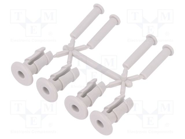 Multigate grommet; TPE (thermoplastic elastomer); light grey